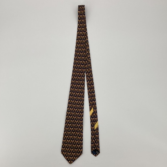 Salvatore Ferragamo Silk Quail? Bird Tie - Picture 7 of 8